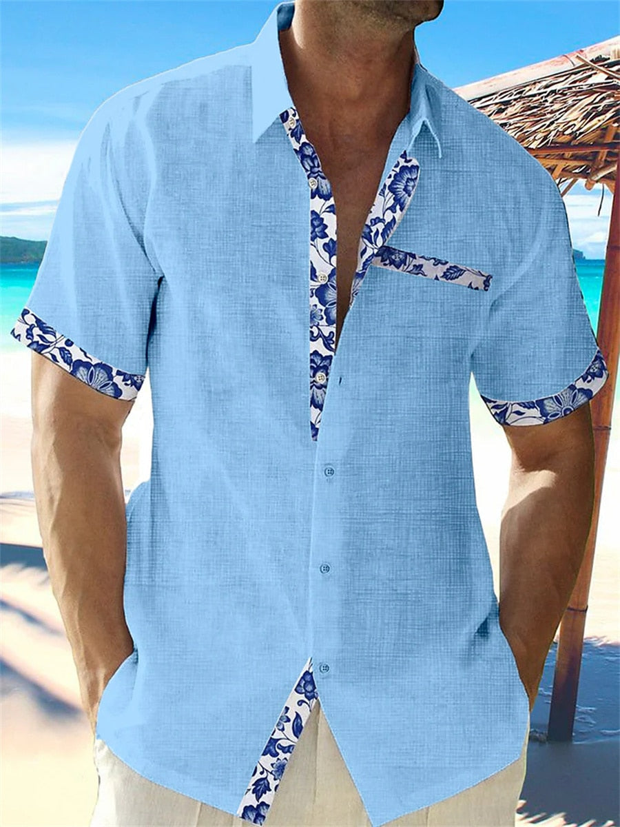 Men's Casual Linen Shirt
