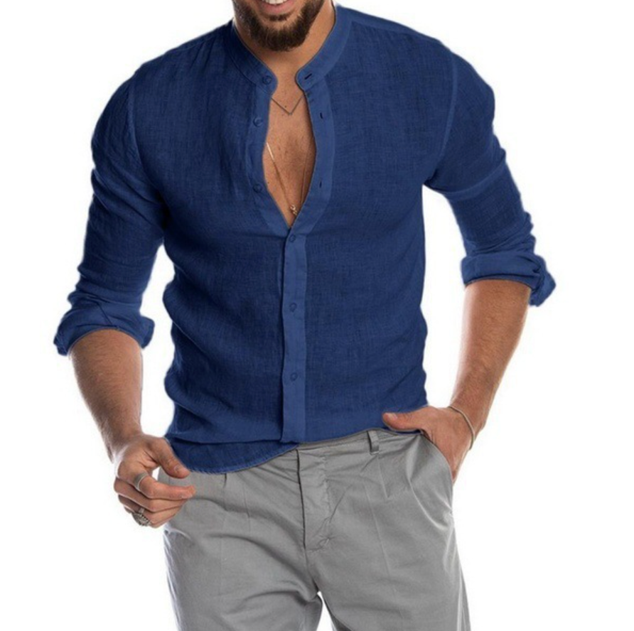 Men's Casual Linen Shirt