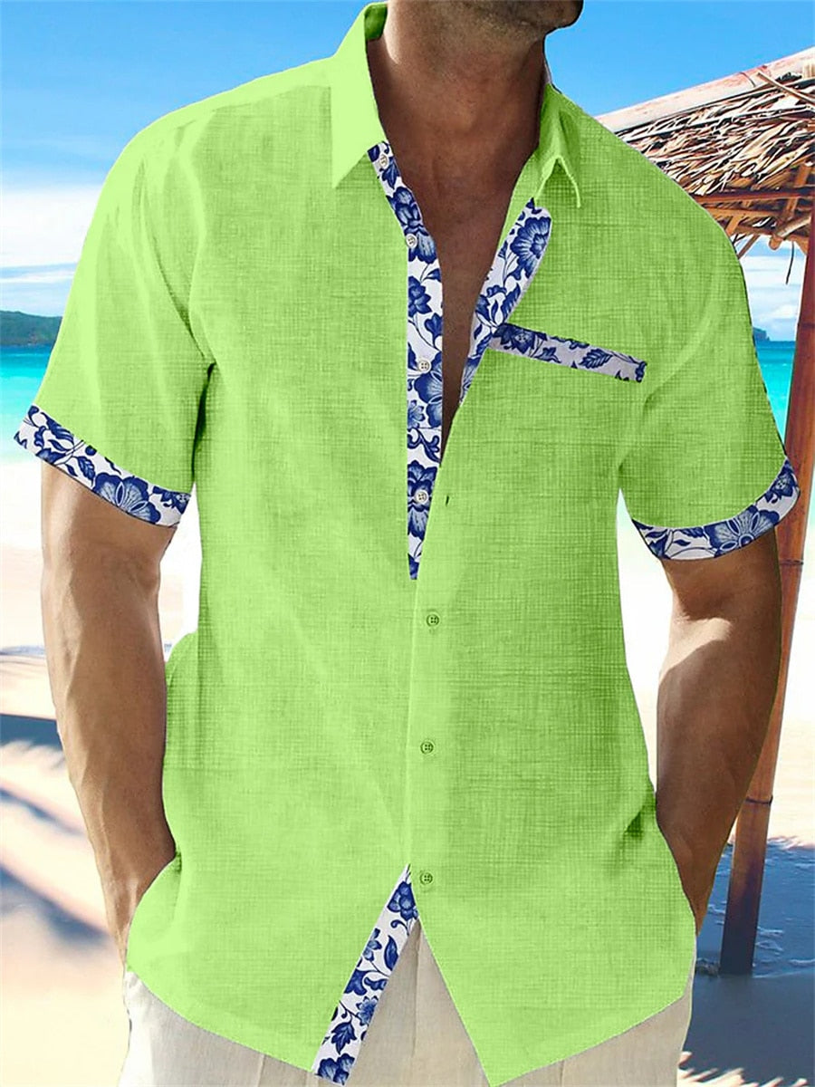 Men's Casual Linen Shirt