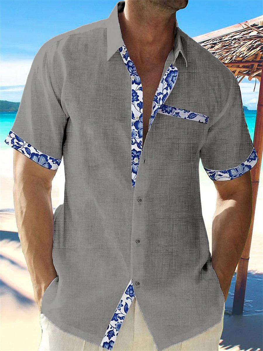 Men's Casual Linen Shirt