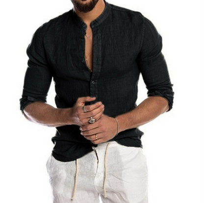 Men's Casual Linen Shirt