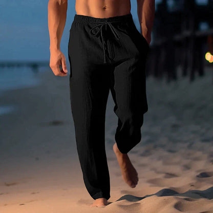 Men’s Casual Linen Trousers