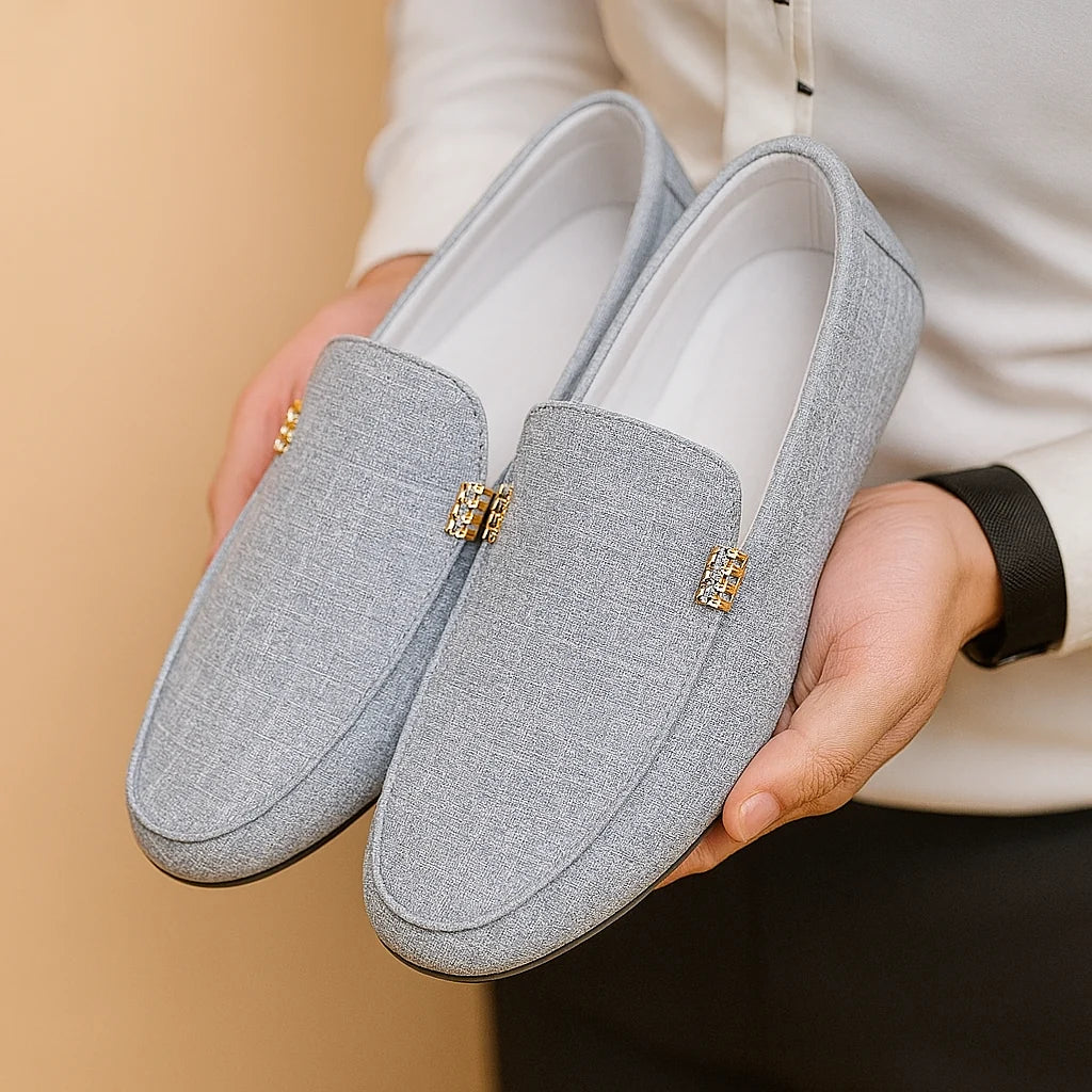 Men's Casual Loafers - Slip-On Brown Loafer Shoes