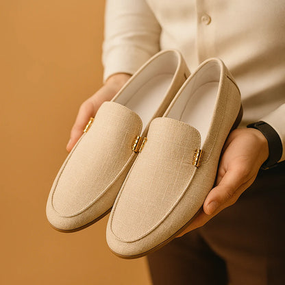 Men's Casual Loafers - Slip-On Brown Loafer Shoes