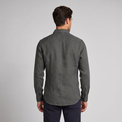 Men's Casual Long Sleeve Button Down Shirt