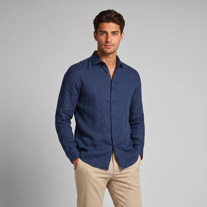 Men's Casual Long Sleeve Button Down Shirt