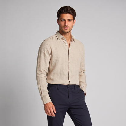 Men's Casual Long Sleeve Button Down Shirt