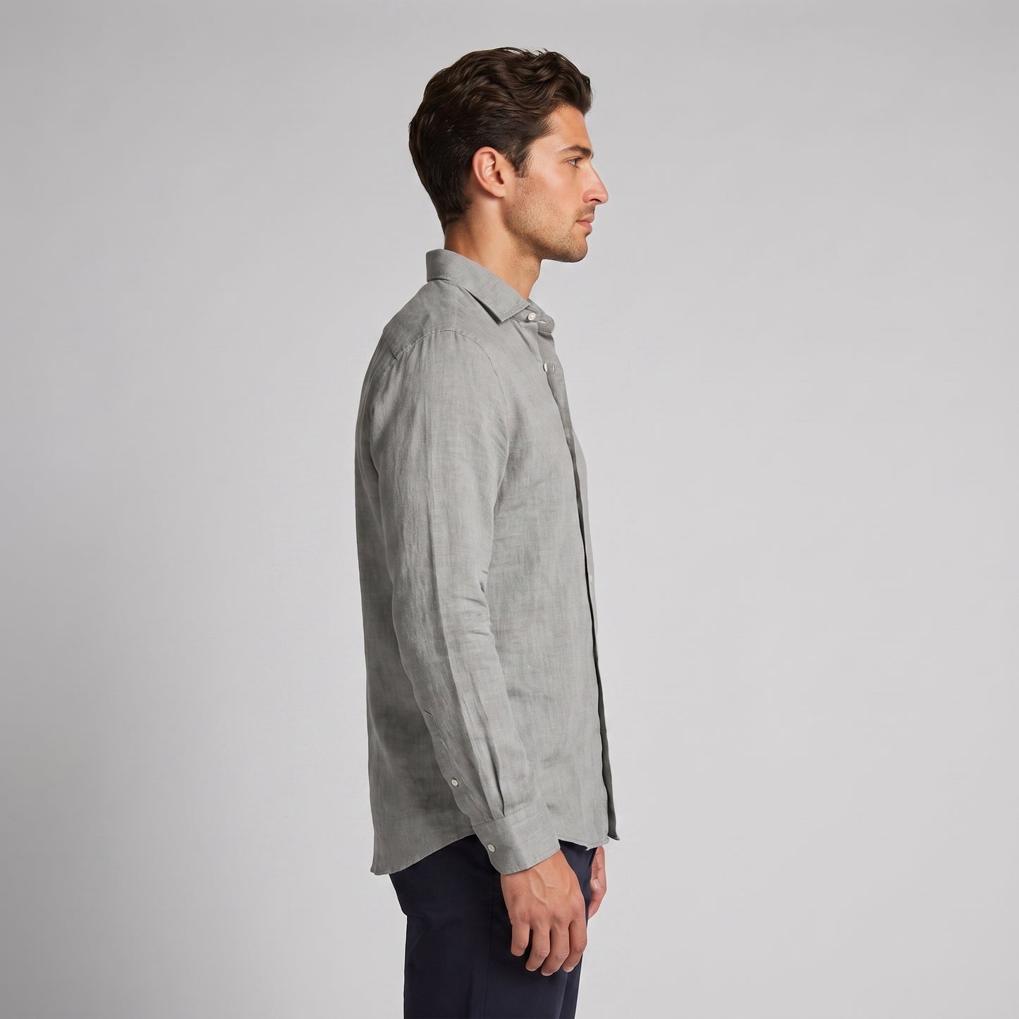 Men's Casual Long Sleeve Button Down Shirt