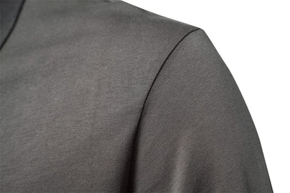 Men's Casual Long Sleeve Polo Shirt