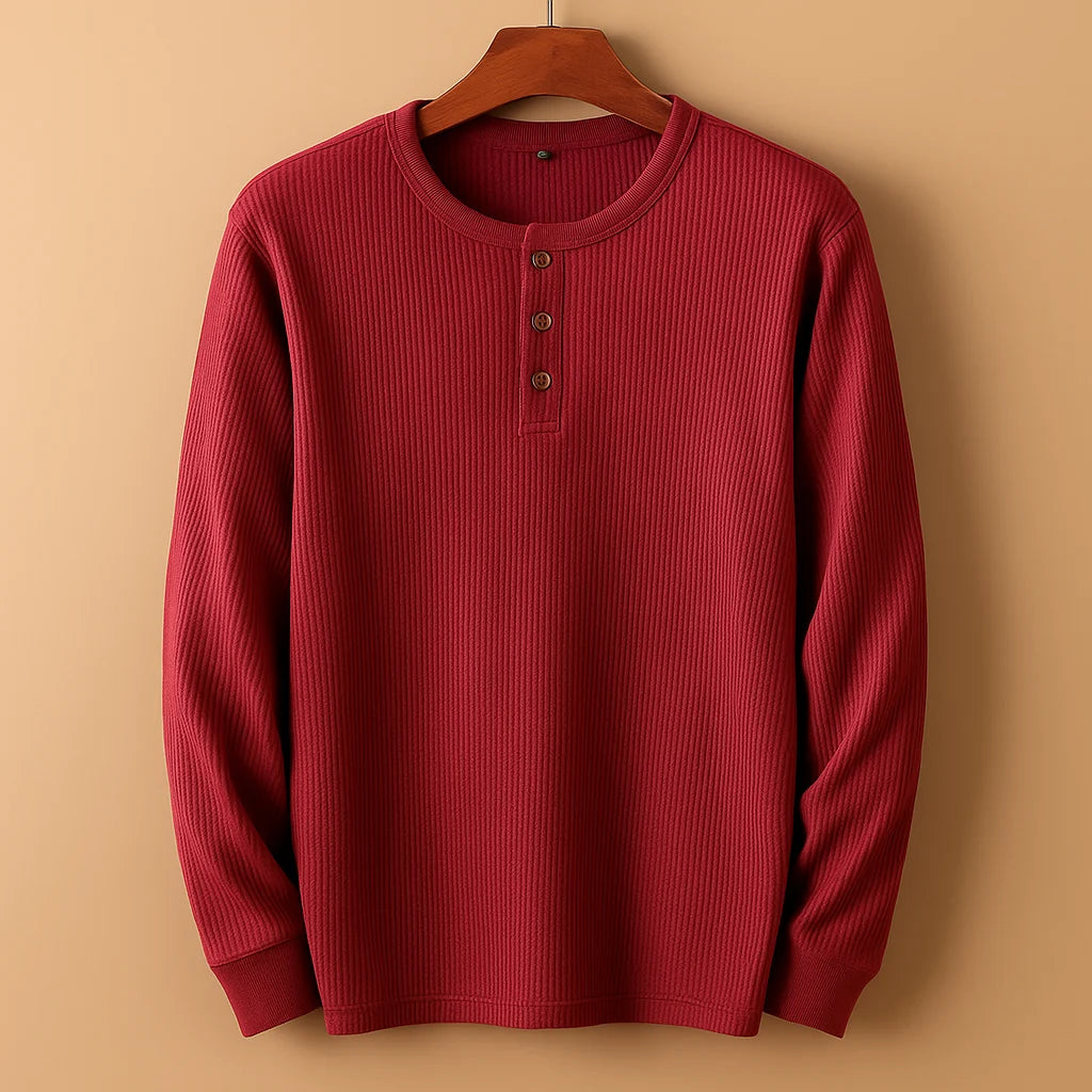 Men's Casual Long Sleeve Relaxed Fit Shirt