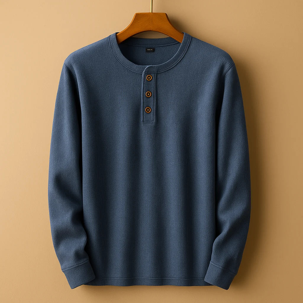 Men's Casual Long Sleeve Relaxed Fit Shirt