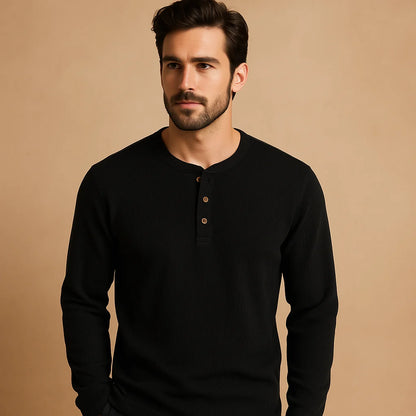 Men's Casual Long Sleeve Relaxed Fit Shirt