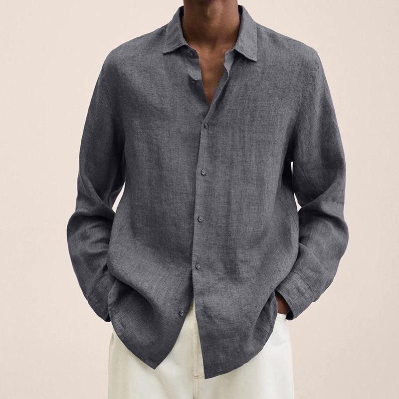 Men's Casual Long Sleeve Summer Shirt