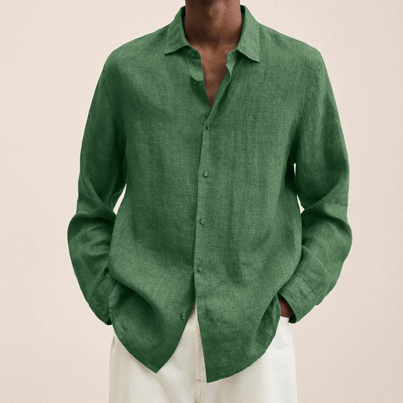 Men's Casual Long Sleeve Summer Shirt