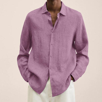 Men's Casual Long Sleeve Summer Shirt