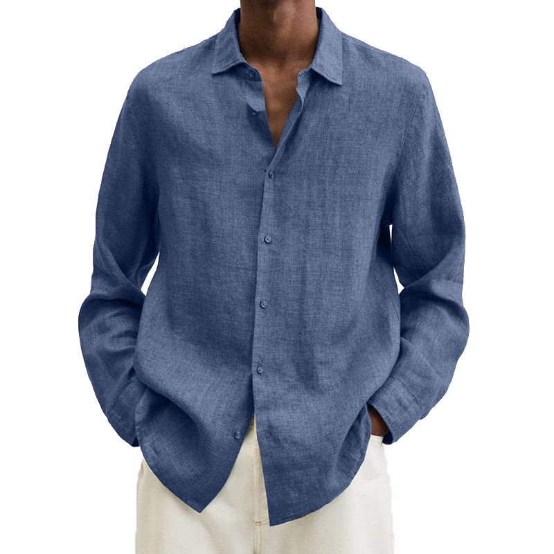 Men's Casual Long Sleeve Summer Shirt