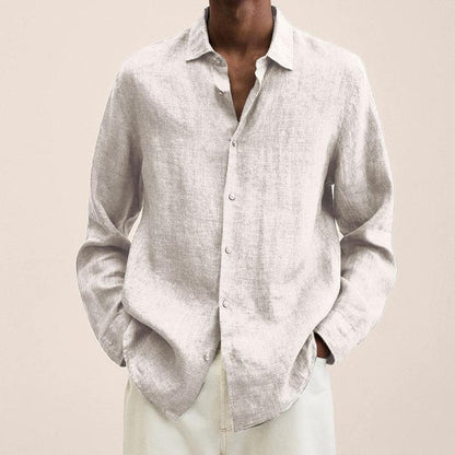 Men's Casual Long Sleeve Summer Shirt