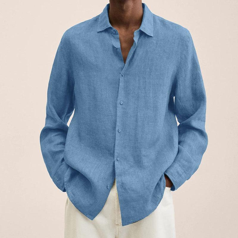 Men's Casual Long Sleeve Summer Shirt