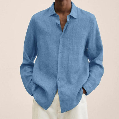 Men's Casual Long Sleeve Summer Shirt