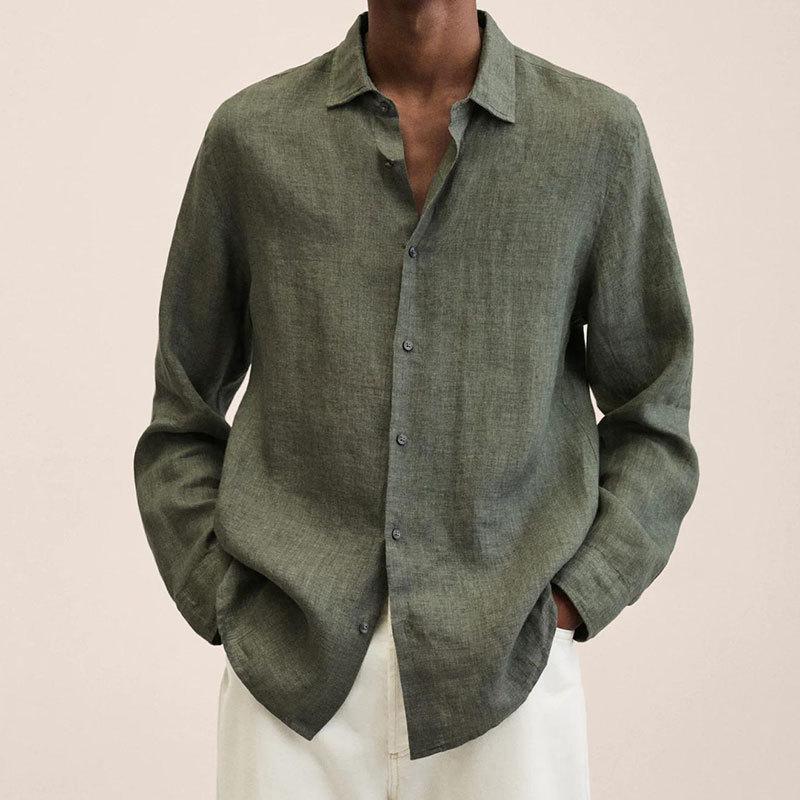 Men's Casual Long Sleeve Summer Shirt