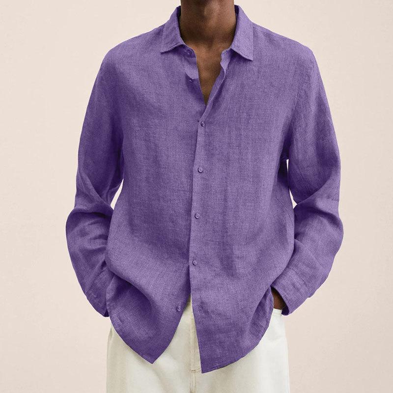 Men's Casual Long Sleeve Summer Shirt