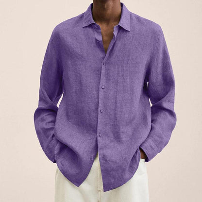 Men's Casual Long Sleeve Summer Shirt