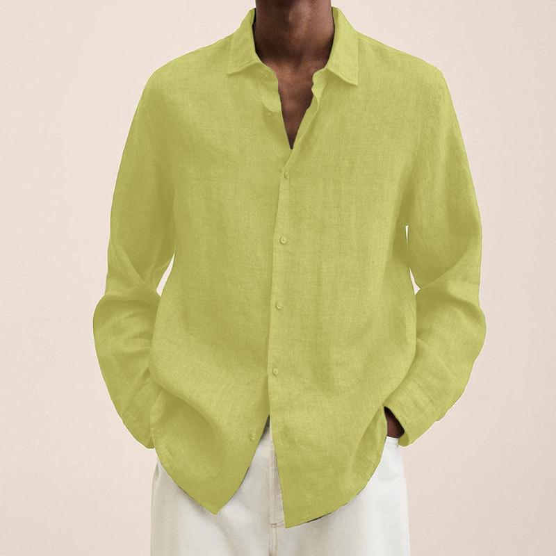 Men's Casual Long Sleeve Summer Shirt