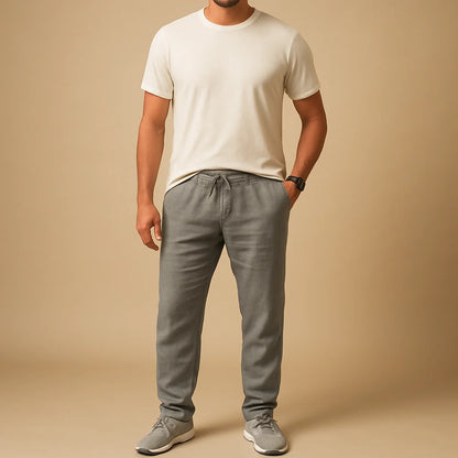 Men's Casual Loose Fit Lightweight Trousers