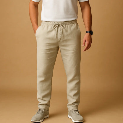 Men's Casual Loose Fit Lightweight Trousers