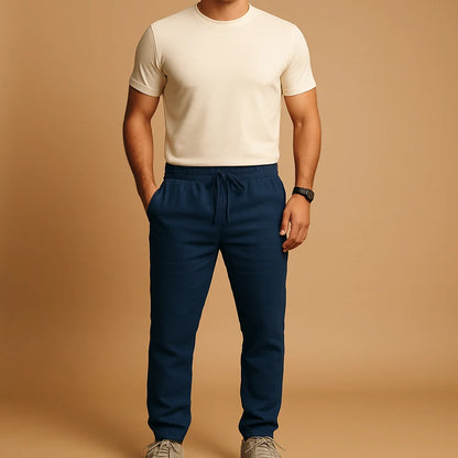 Men's Casual Loose Fit Lightweight Trousers
