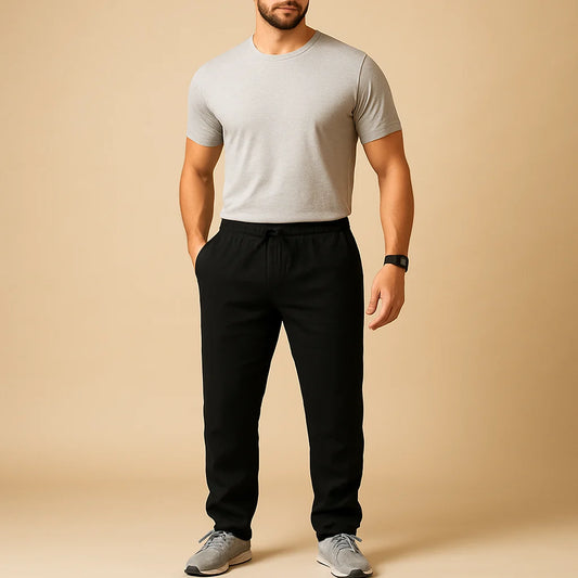 Men's Casual Loose Fit Lightweight Trousers