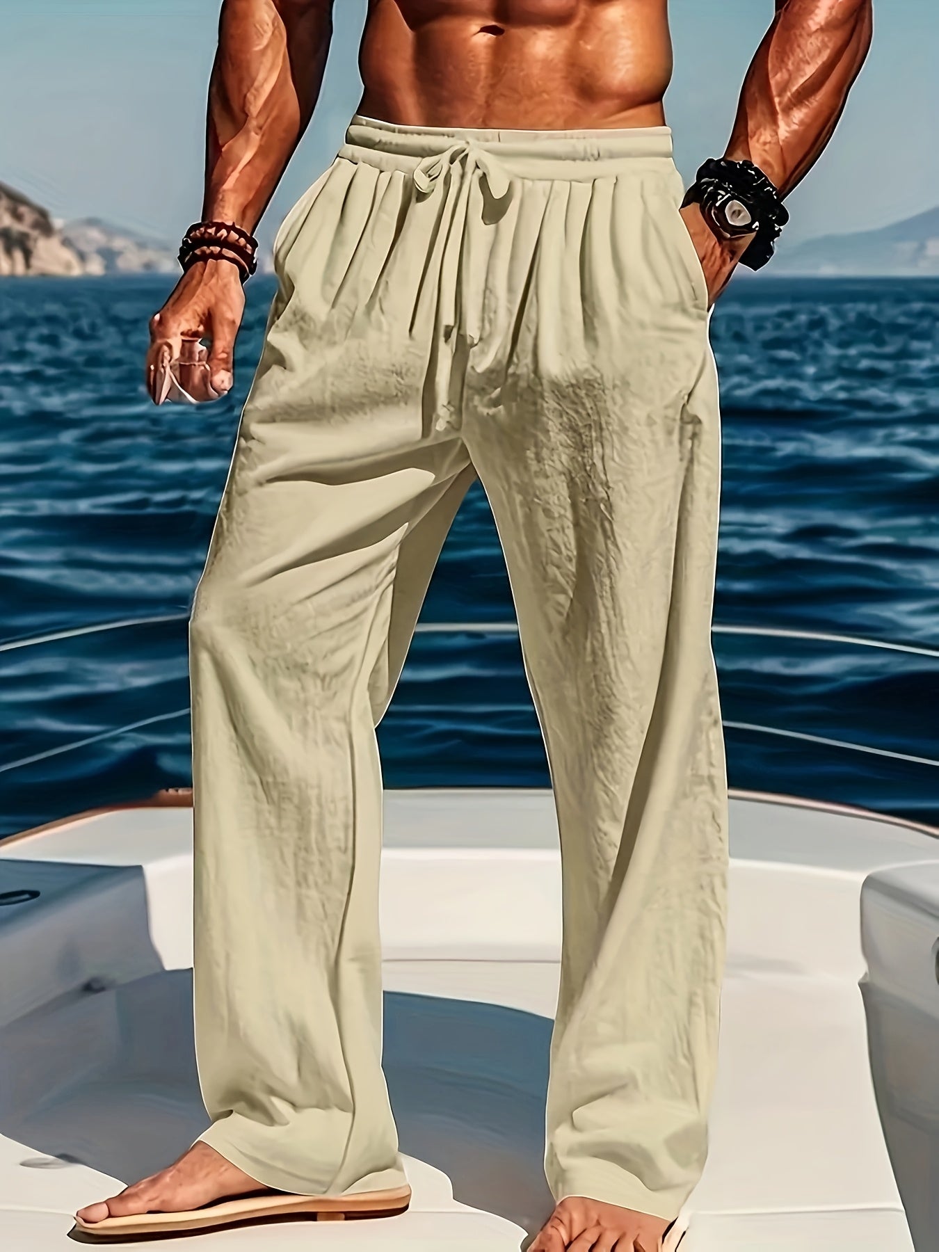 Men's Casual Loose Fit Trousers