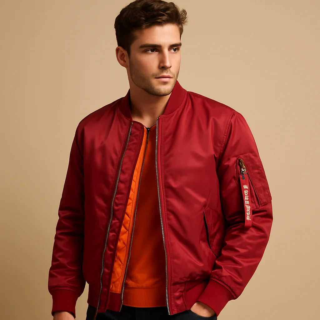 Men's Casual Outdoor Jacket with Modern Design