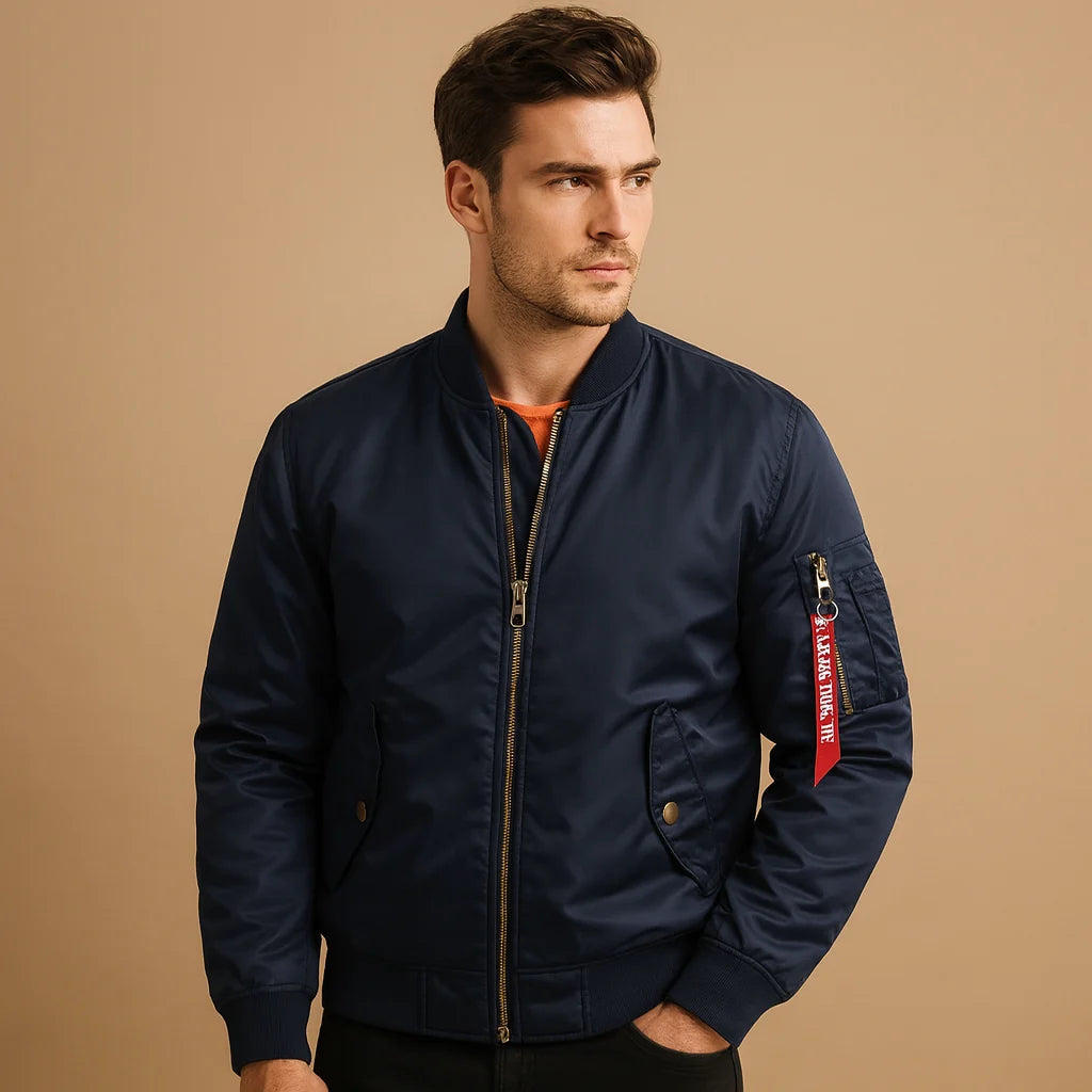 Men's Casual Outdoor Jacket with Modern Design