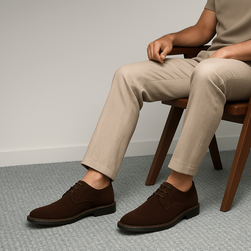 Men's Casual Oxford Shoes in Suede