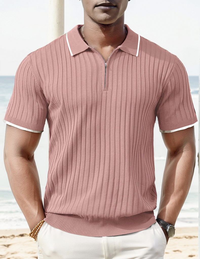 Men’s Casual Polo Shirt with a Chic Touch
