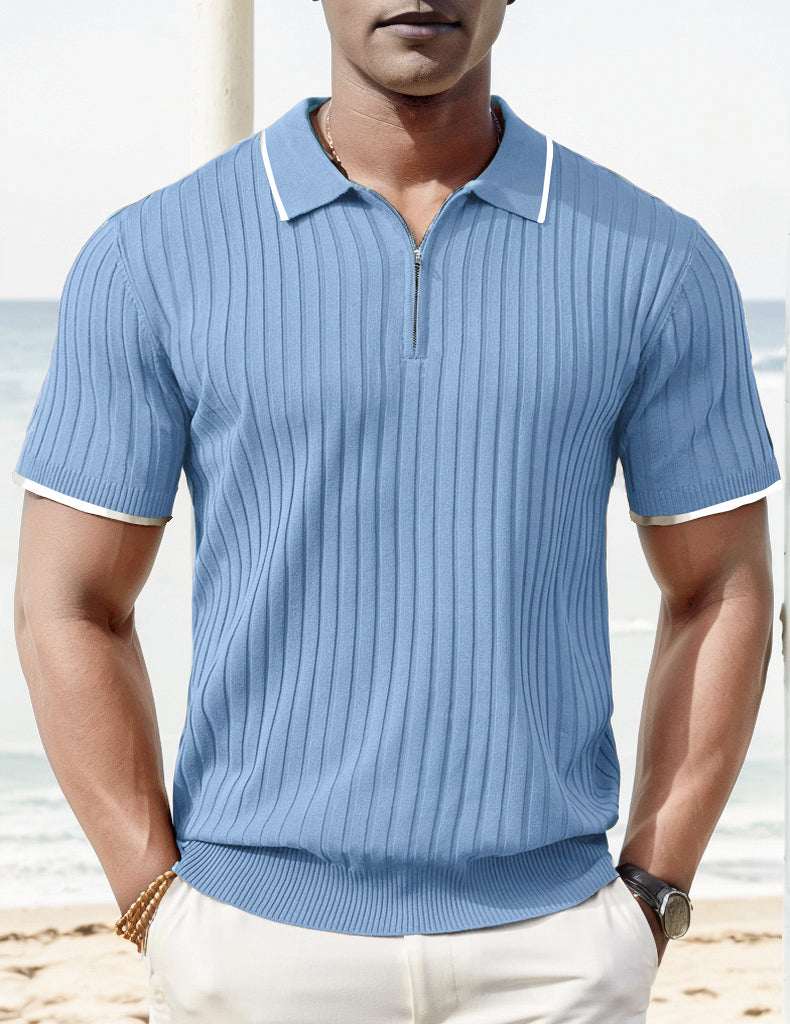 Men’s Casual Polo Shirt with a Chic Touch