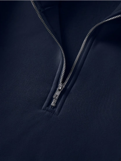 Men's Casual Quarter-Zip Pullover Sweatshirt