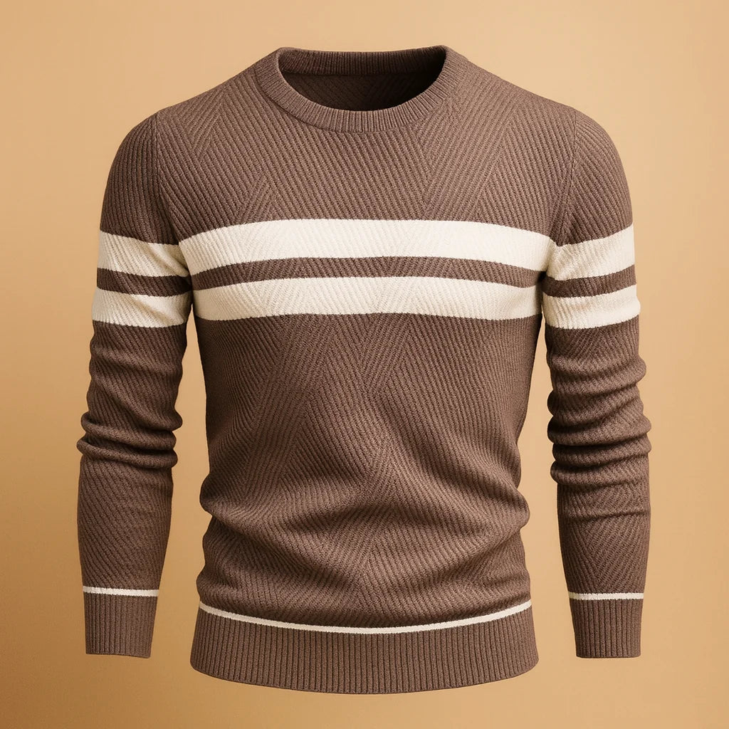 Men's Casual Round Neck Sweater