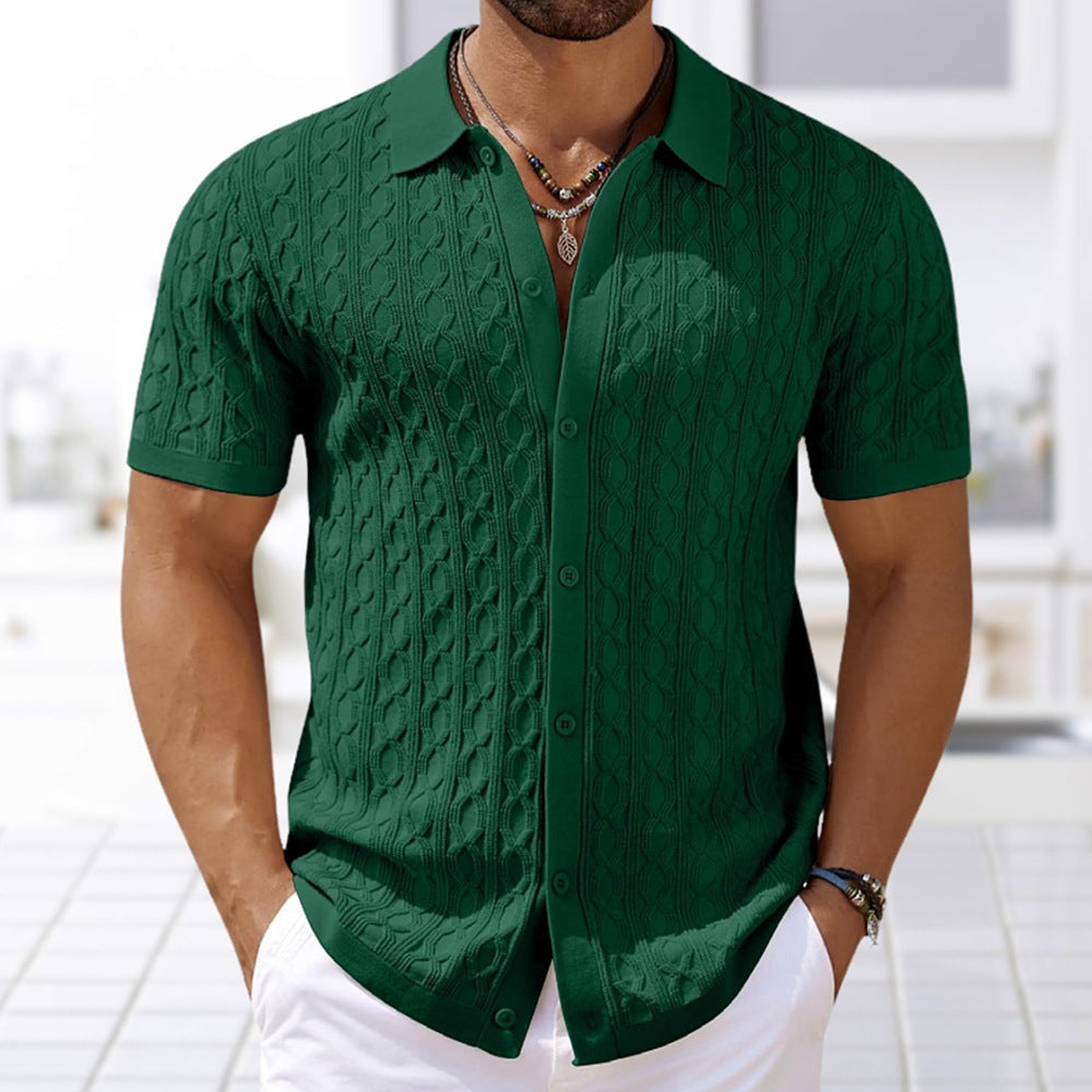 Men's Casual Short Sleeve Polo Shirt