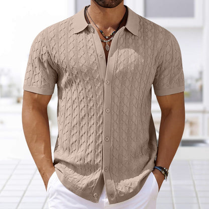 Men's Casual Short Sleeve Polo Shirt