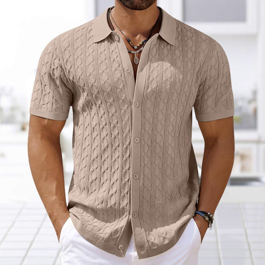Men's Casual Short Sleeve Polo Shirt