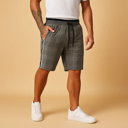 Men's Casual Shorts with Elastic Waistband