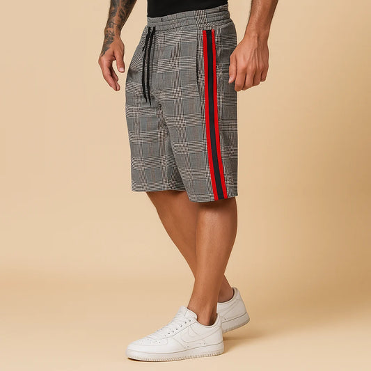 Men's Casual Shorts with Elastic Waistband