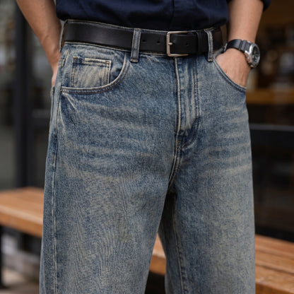 Men's Casual Straight Leg Jeans