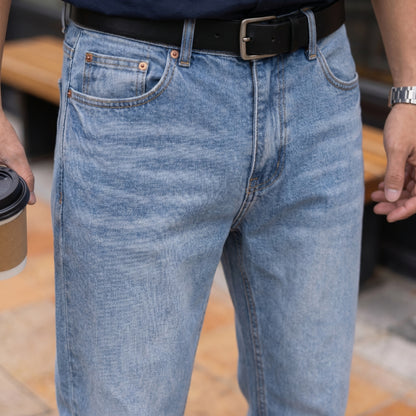 Men's Casual Straight Leg Jeans