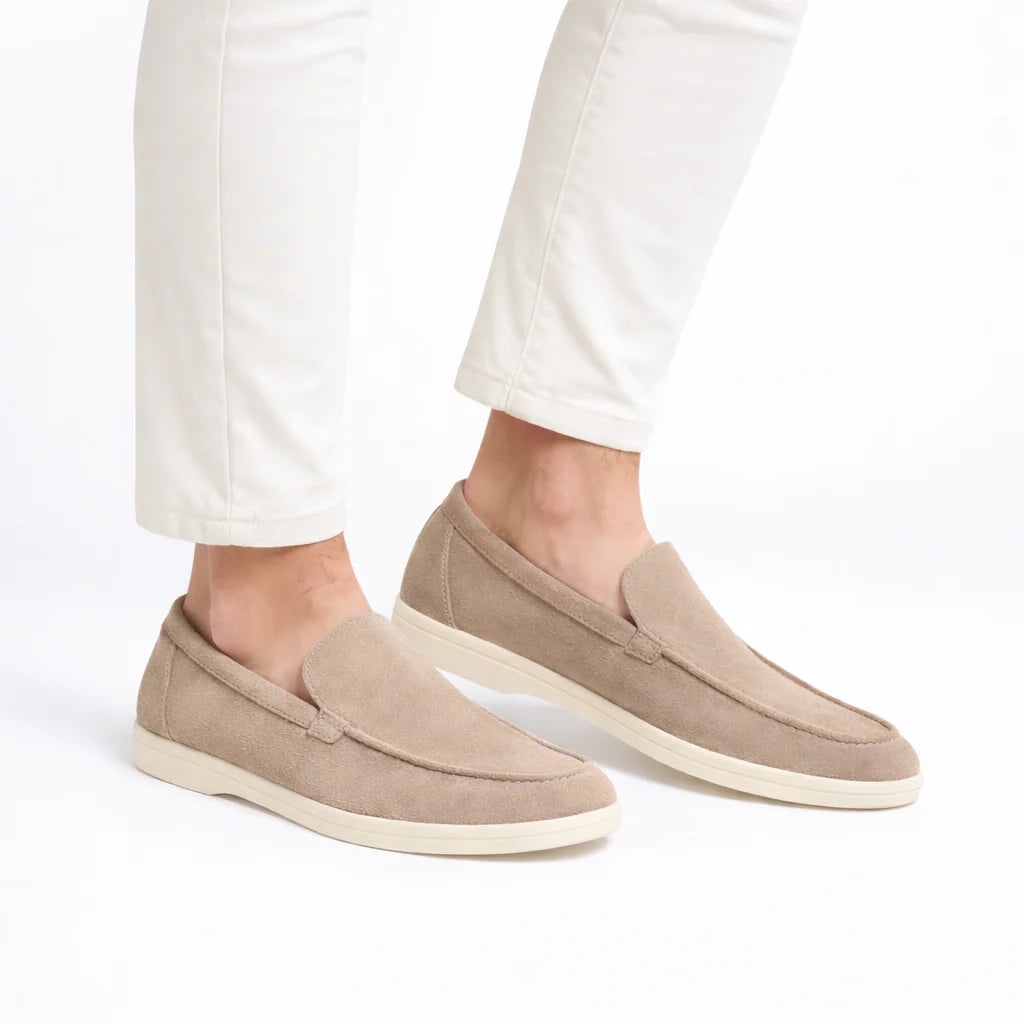 Men's Casual Suede-Look Loafers