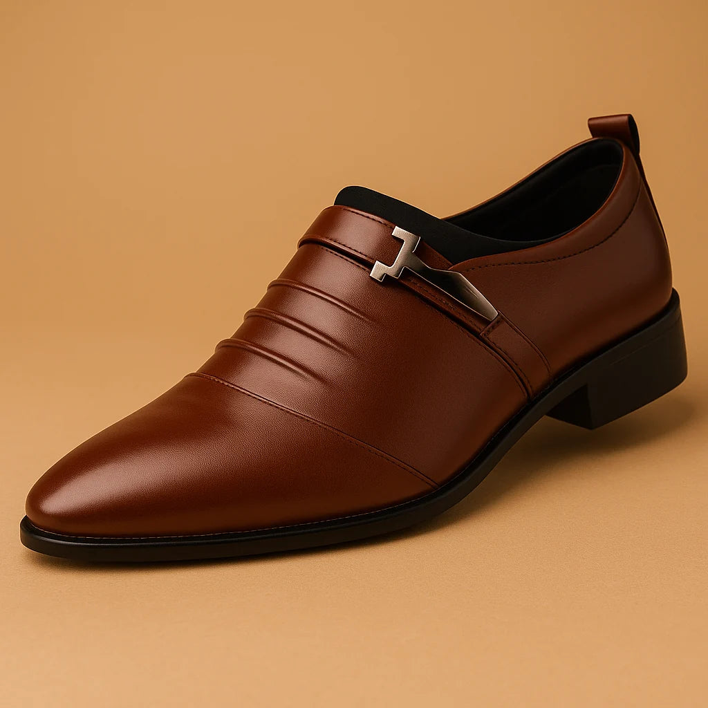 Men's Classic Business Casual Pointed Dress Shoes