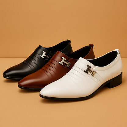 Men's Classic Business Casual Pointed Dress Shoes