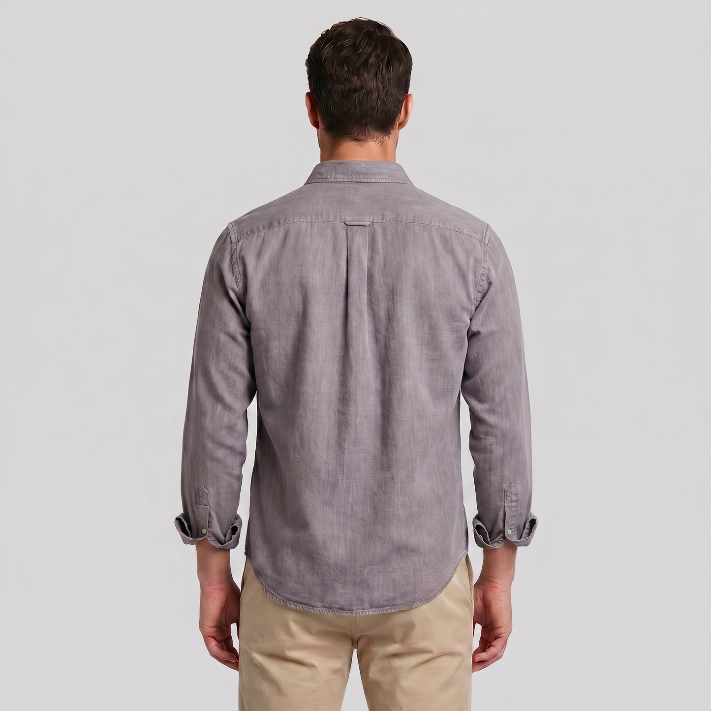 Men's Classic Button-Down Dress Shirt